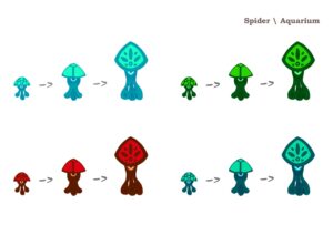 squid color experiements